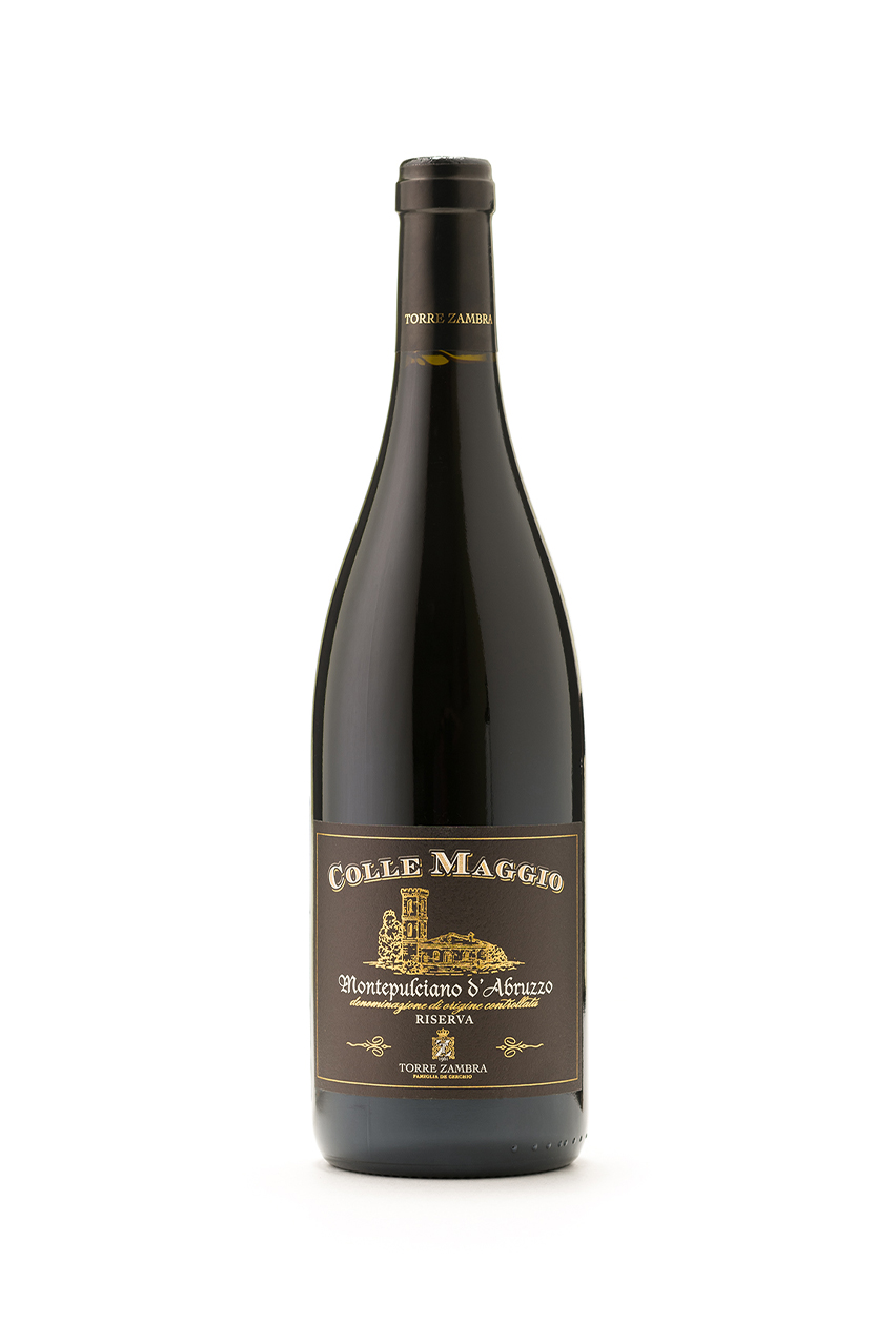 Вино Колле Маджо Монтепульчано д'Абруццо Ризерва, DOC, красное, сухое, 0.75л